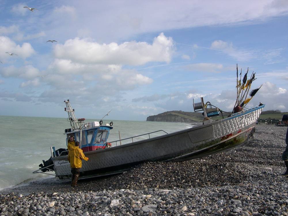 Pêcher dans la manche 