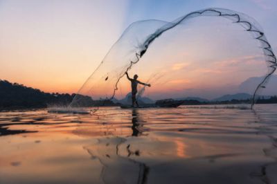 vente filet de pêche épervier - france