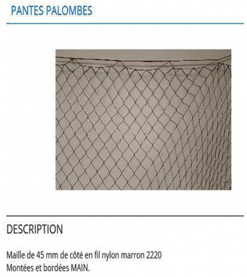achat filet pantes lande