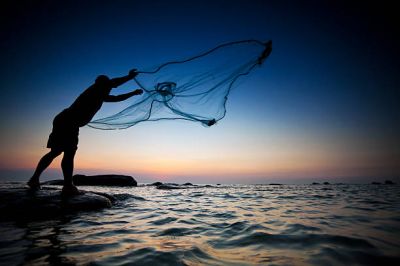 vente filet de pêche épervier - france